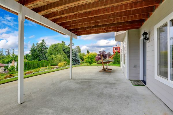 Backyard Patio Installation in Midland
