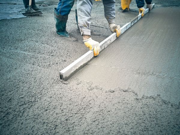 Cement Slab Construction in Midland