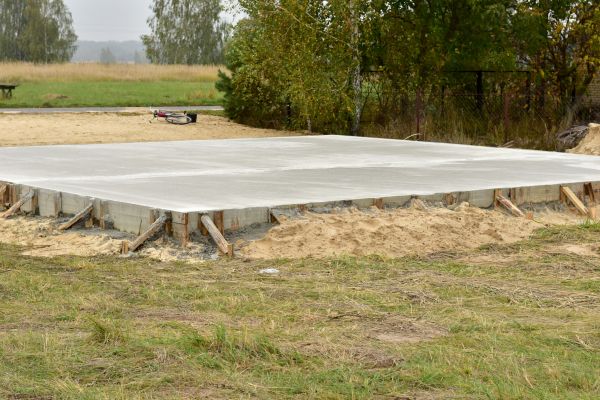 Concrete Base Installation in Midland