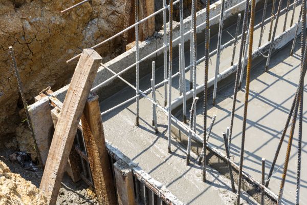 Concrete Footing Pouring in Midland