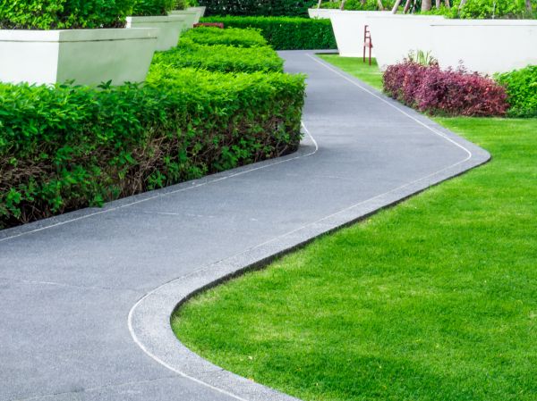 Walkway Curb Installation in Midland