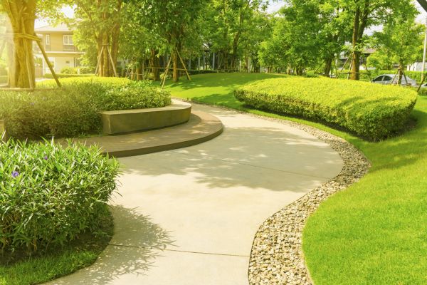 Cement Walkway Installation in Midland