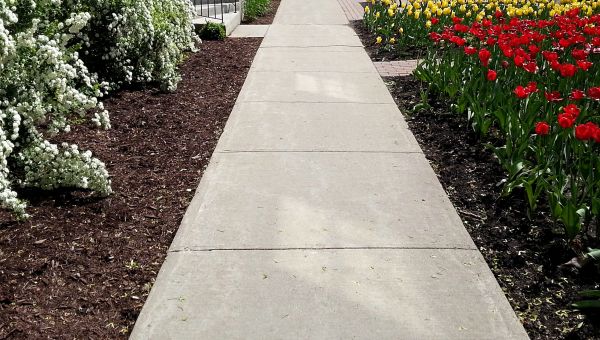 Cement Sidewalk Installation in Midland