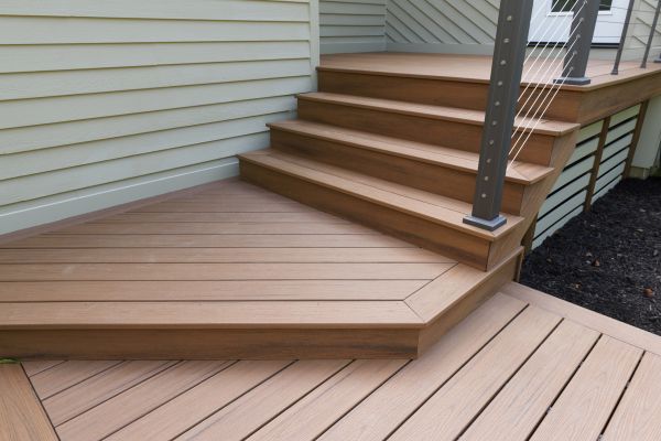 Patio Staircase Construction in Midland