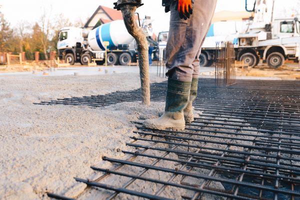 Poured Foundation Installation in Midland