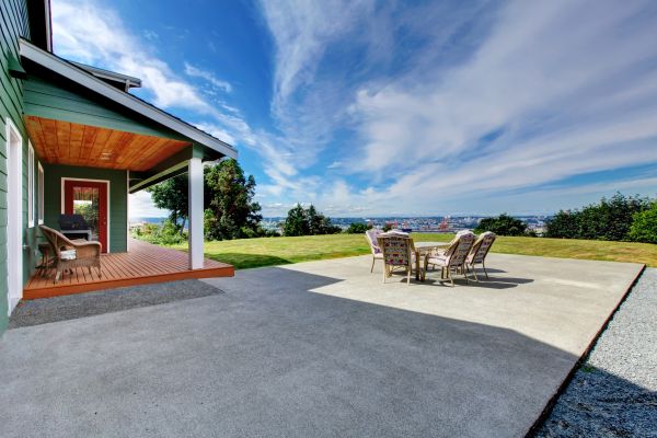 Backyard Concrete Paving in Midland