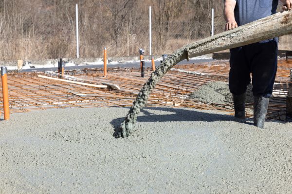 Pole Barn Slab Pouring in Midland