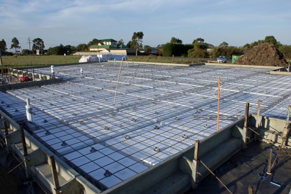 Barn Pad Construction in Midland