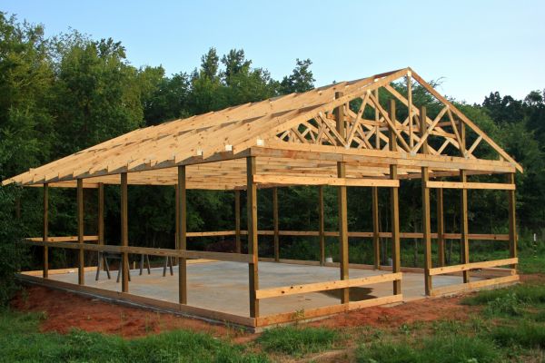 Barn Pad Installation in Midland