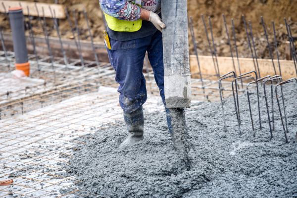 Cabin Foundation Pouring in Midland