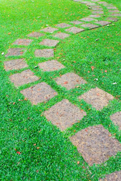 Backyard Pathway Construction in Midland